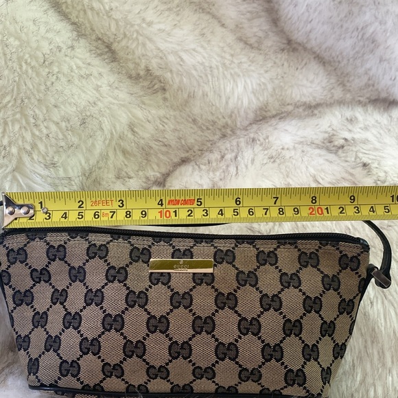 Gucci Vintage Pochette Canvas Monogram Baguette Bag - Picture 8 of 11